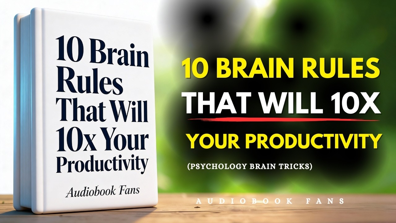 10 Brain Rules That Will 10x Your Productivity | Psychology Brain Tricks | ( Audiobook )