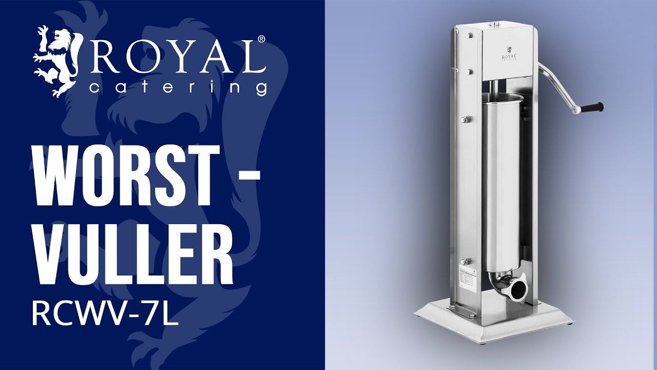 Worstvuller RCWV-7L  | Royal Catering | Productpresentatie