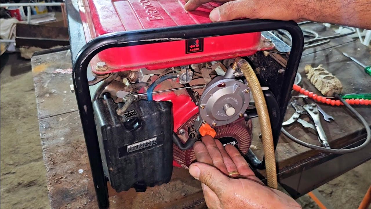 Gerador de energia flex ,gasolina e gás (GLP).