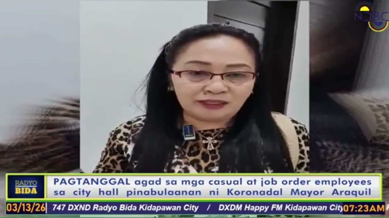 PAGTANGGAL agad sa mga casual at job order employees sa city hall pinabulaanan ni Koronadal Mayor