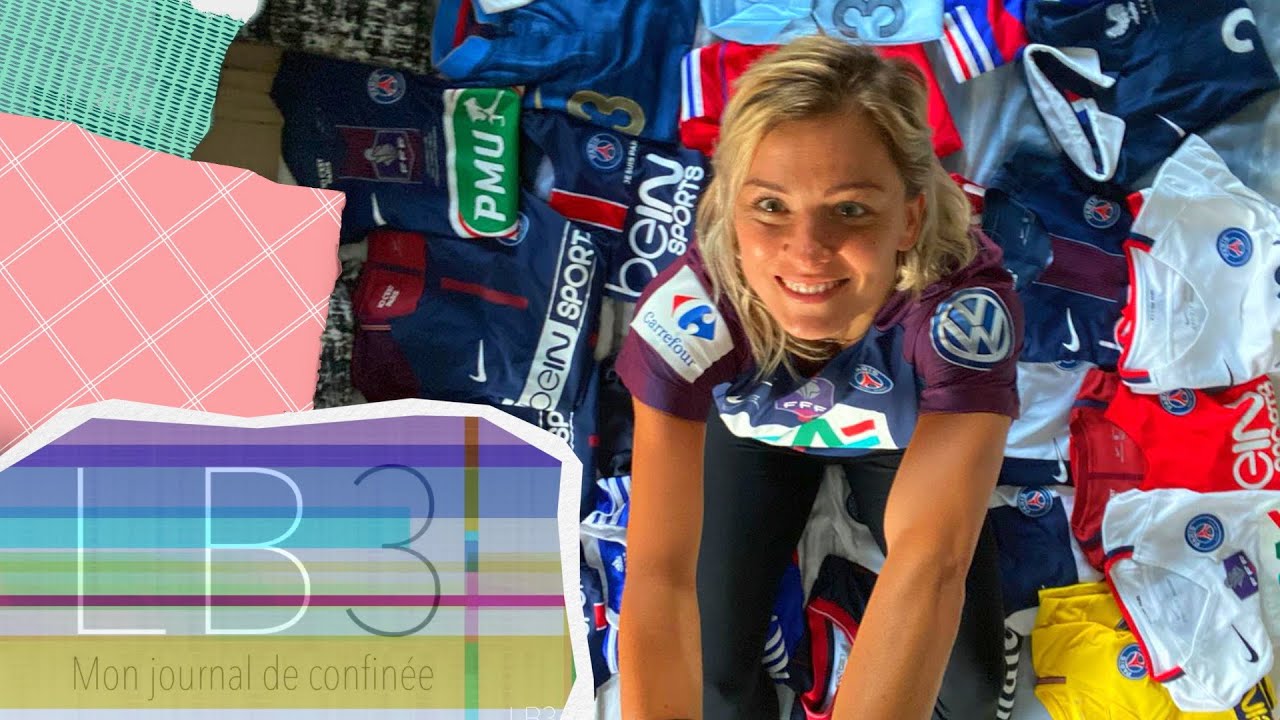 MON JOURNAL DE CONFINEE - 🏠🎥 EPISODE 4 by LAURE BOULLEAU / Ma collection de maillots ⚽️ et le CFC 📺