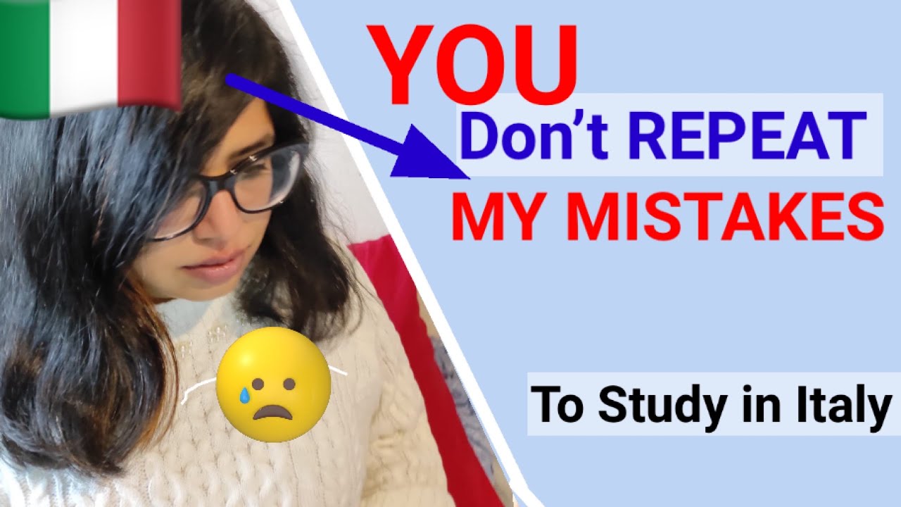 Mistakes I did before Starting Studying in Italy- In Hindi