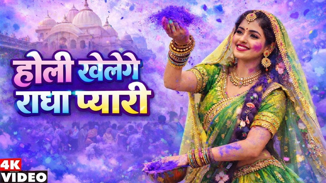 VIDEO होलिया खेले राम लला | Holiya Khele Ram Lala | Anu Dubey Bhakti Holi Song 2026