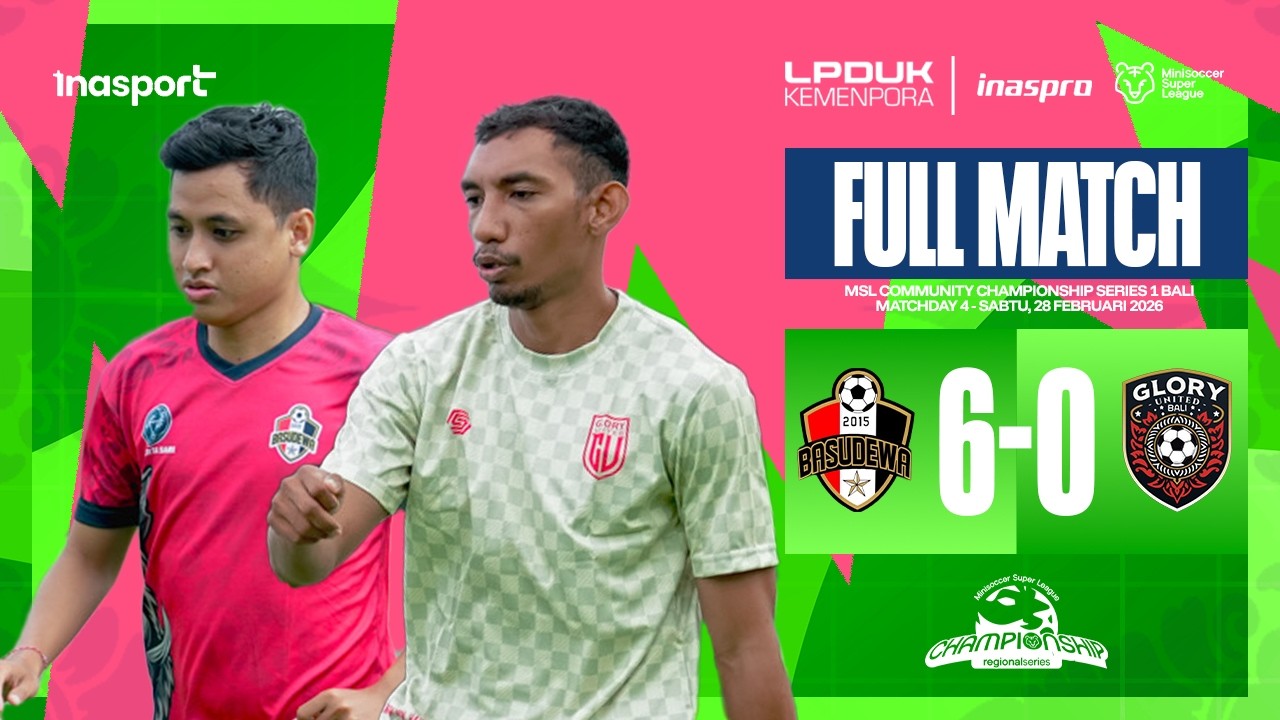 BASUDEWA VS GLORY UNITED | MINI SOCCER LEAGUE BALI 2026 | MATCHDAY 4
