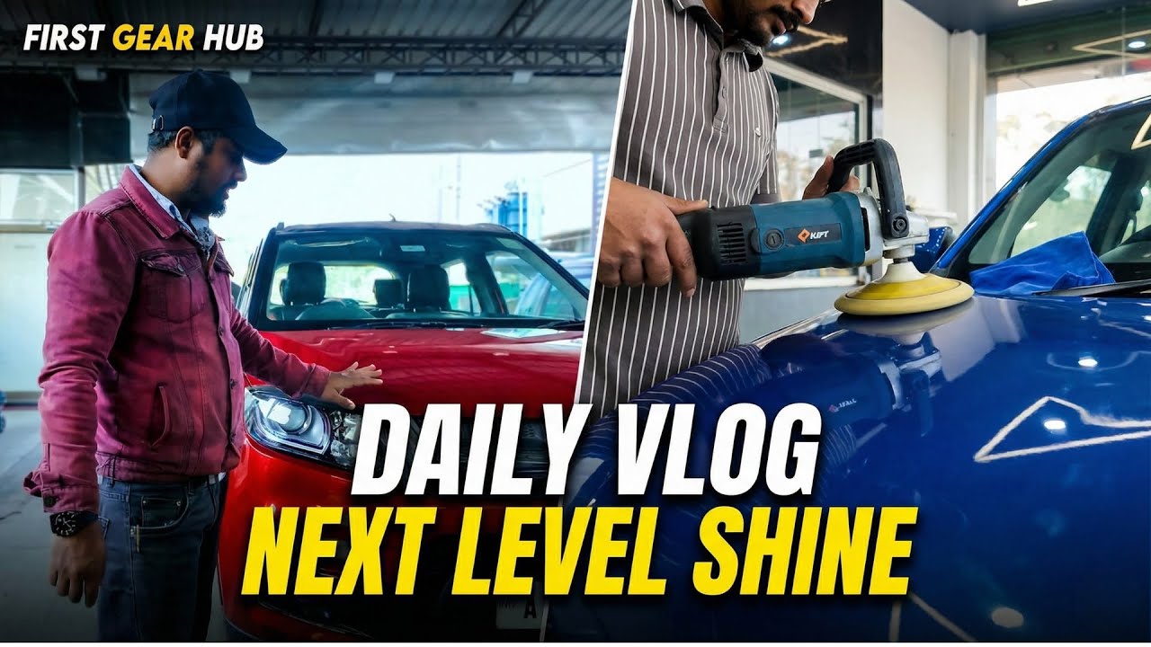 Daily Vlog | Next Level Shine 😍 Car Detailing at First Gear Hub