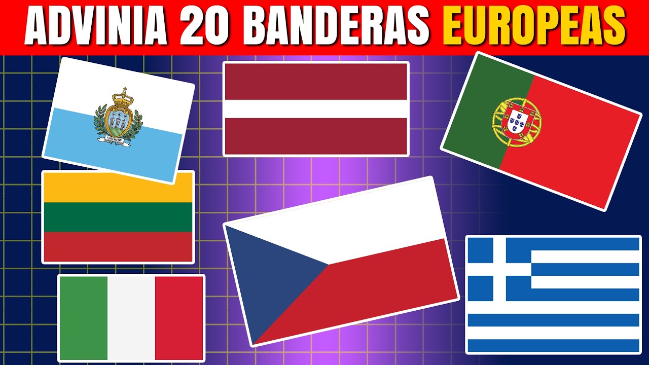 Solo el 5% acierta este quiz de banderas europeas