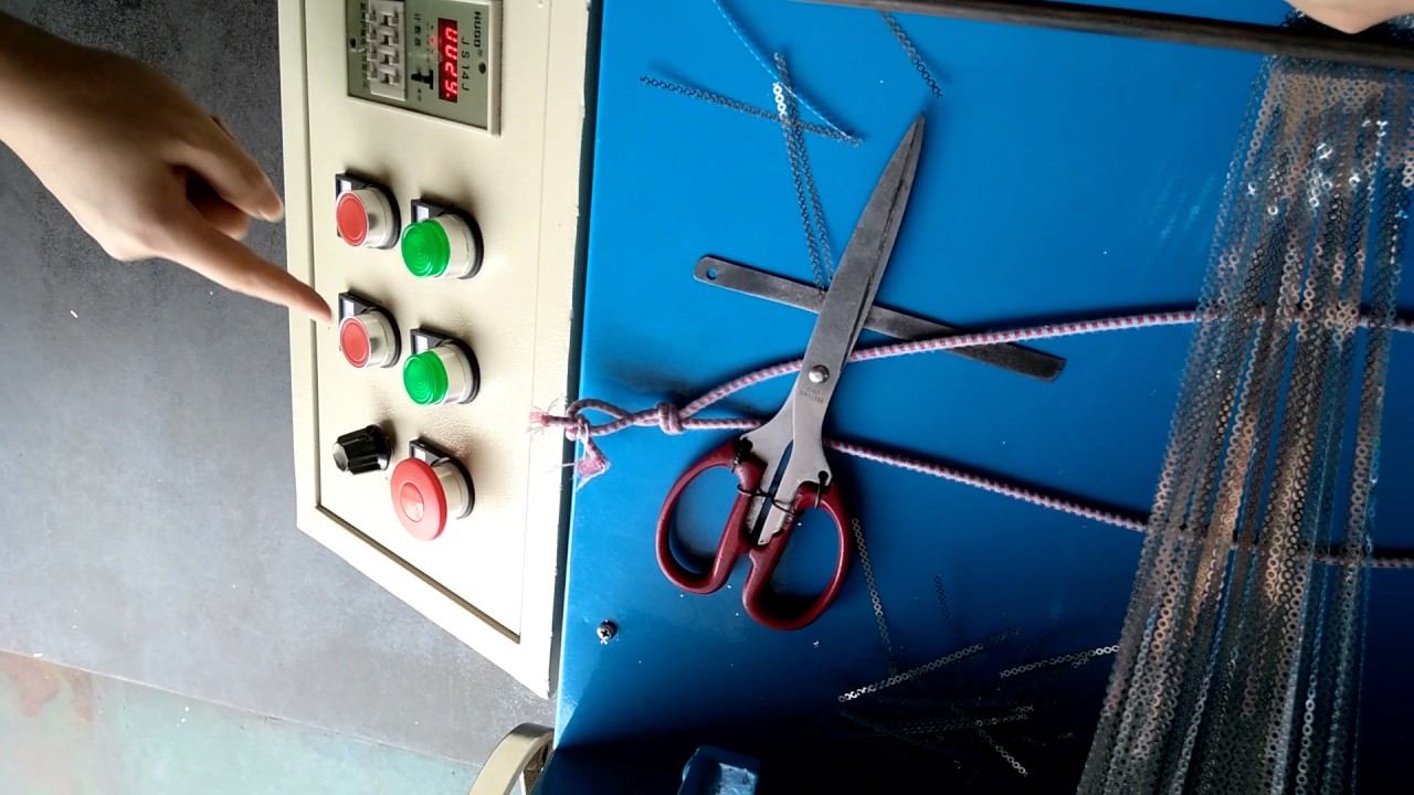 sequin punching machine sequin disc sequin cutting machine made in china