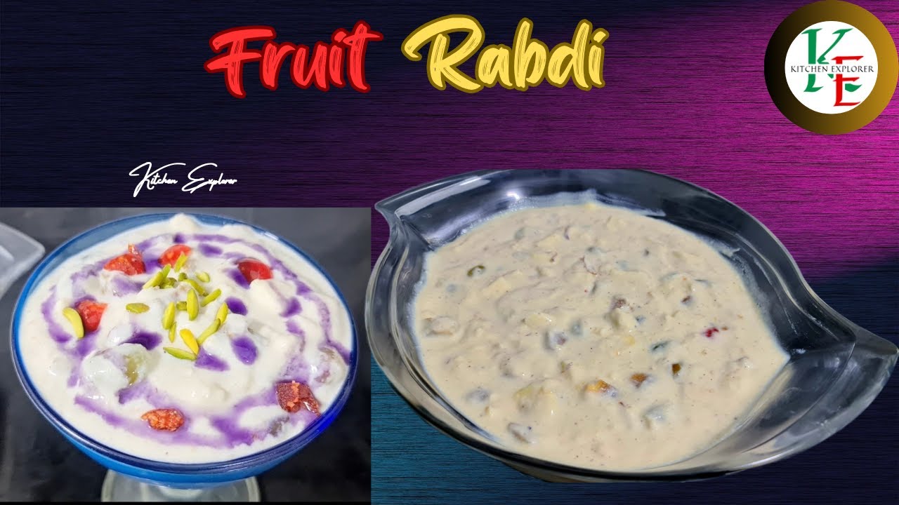 Fruit Rabdi | How To Make Phool Makhana Fresh Fruit Rabdi | Healthiest Foxnuts Rabdi