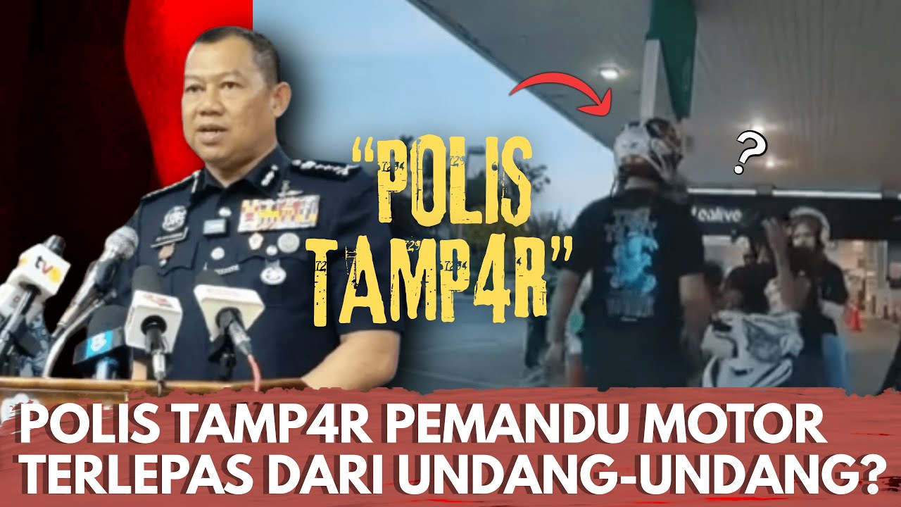 POLIS BERTINDAK MENAMP4R PENUNGGANG MOTOR! | TERLEPAS DARI UNDANG-UNDANG?!