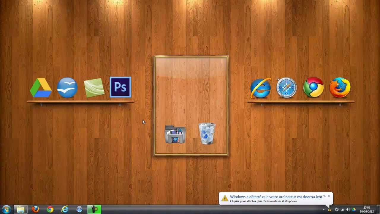 Personnaliser Son Bureau + icônes | TUTO FR | HD