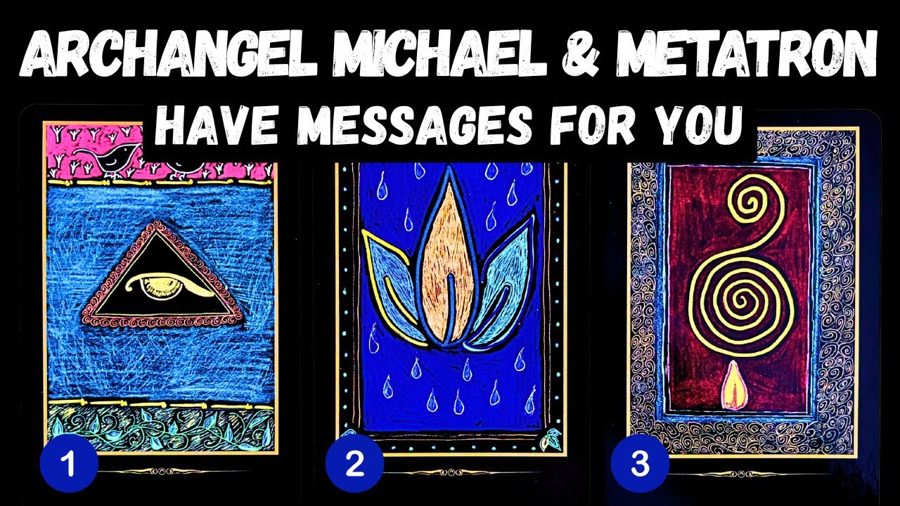 Archangel Michael & Metatron Have Messages For You! 💙⏐PICK A CARD