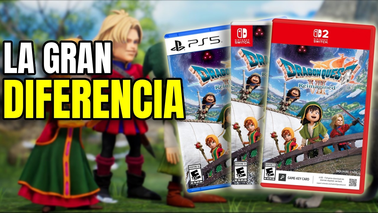 Dragon Quest VII Reimagined en Nintendo Switch 2 — ¿Cómo se compara con PS5 y Switch 1?