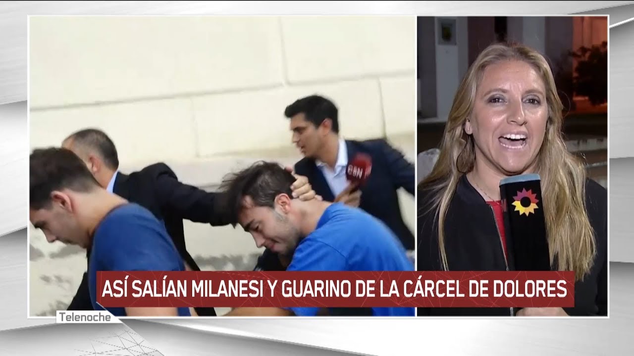 Así salían Milanesi y Guarino de la cárcel de Dolores