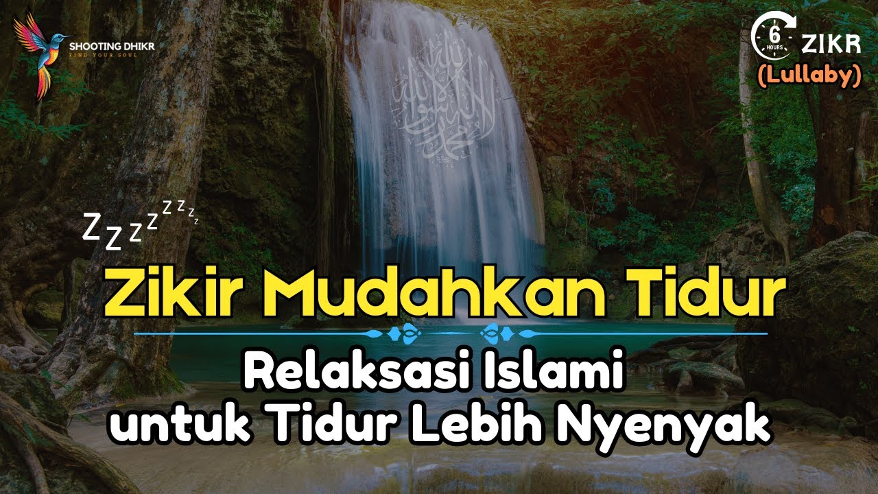 (6 Hours) Daily Dzikir - LAILAHAILLALLAH | Lullaby for Stress Relief, Deep Sleep & Quality Sleep