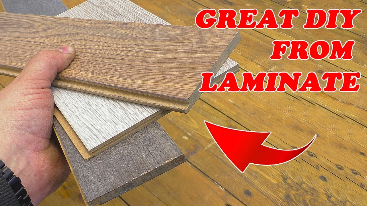 DON'T YOU DARE throw away LAMINATE OFFCUTS! Look what you can make out of them!