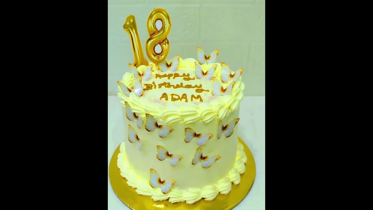 تورتة الفراشات باسهل طريقة للمبتدئين  Butterfly  Cake
