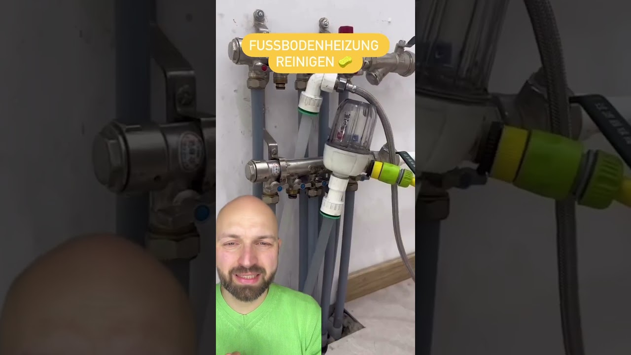 Fu&szlig;boden Heizung reinigen? N&ouml;tig oder unn&ouml;tig?