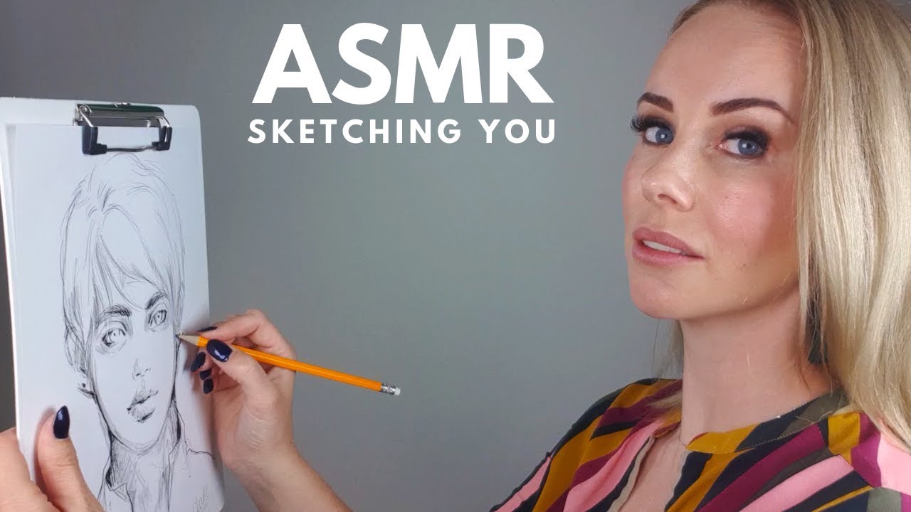 ASMR Sketching You Roleplay ✏️ Super Relaxing 📜 Whispered Ear to Ear