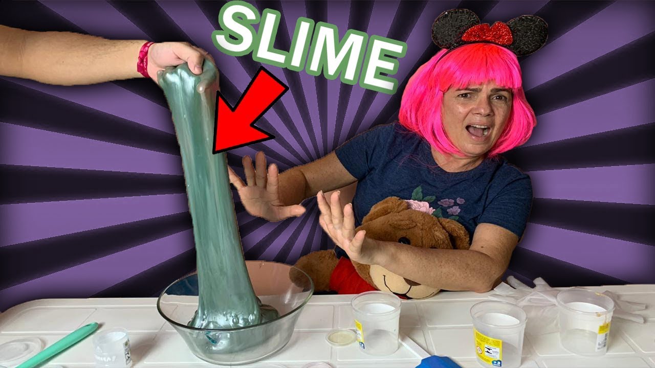 ESCOLINHA DE SLIME: A MENINA QUE TINHA MEDO DE SLIME!!