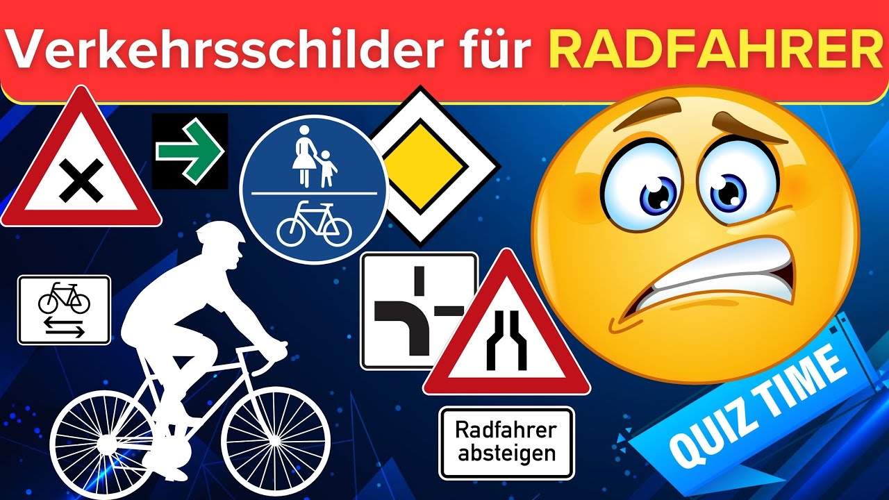 Wichtige Verkehrszeichen für Radfahrer – Kennst du sie alle?