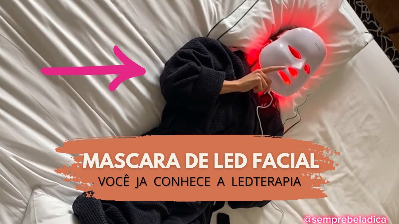 M&aacute;scara de Led Facial -ledterapia