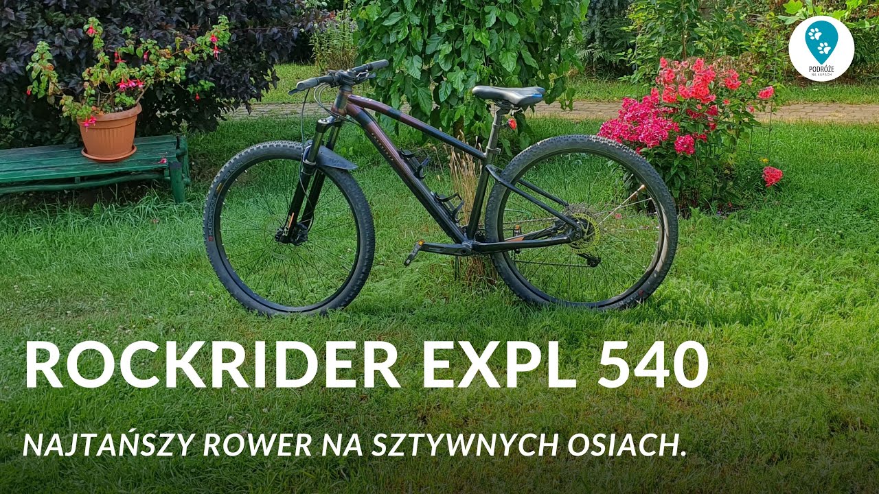 Rockrider EXPL 540 - dobra rama i powietrzny amortyzator poniżej 4000 zł