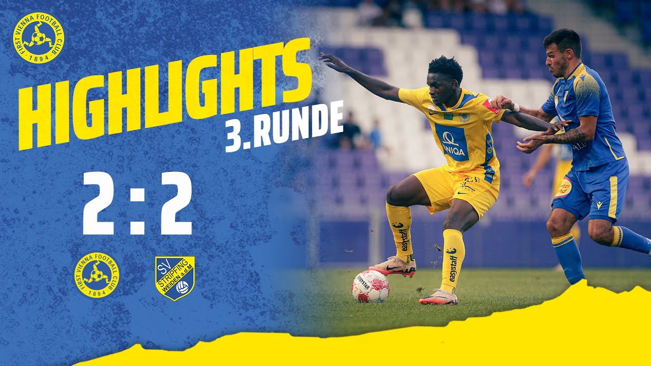 ADMIRAL 2. Liga I 3. Runde – Highlights I SV Stripfing - First Vienna FC 1894