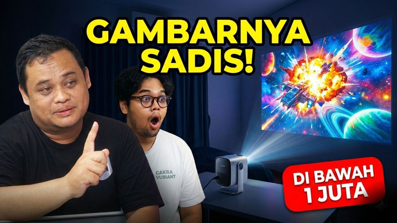 5 PROYEKTOR ANDROID DI BAWAH 1 JUTA TERBAIK 2026! (BISA NONTON NETFLIX & YT)