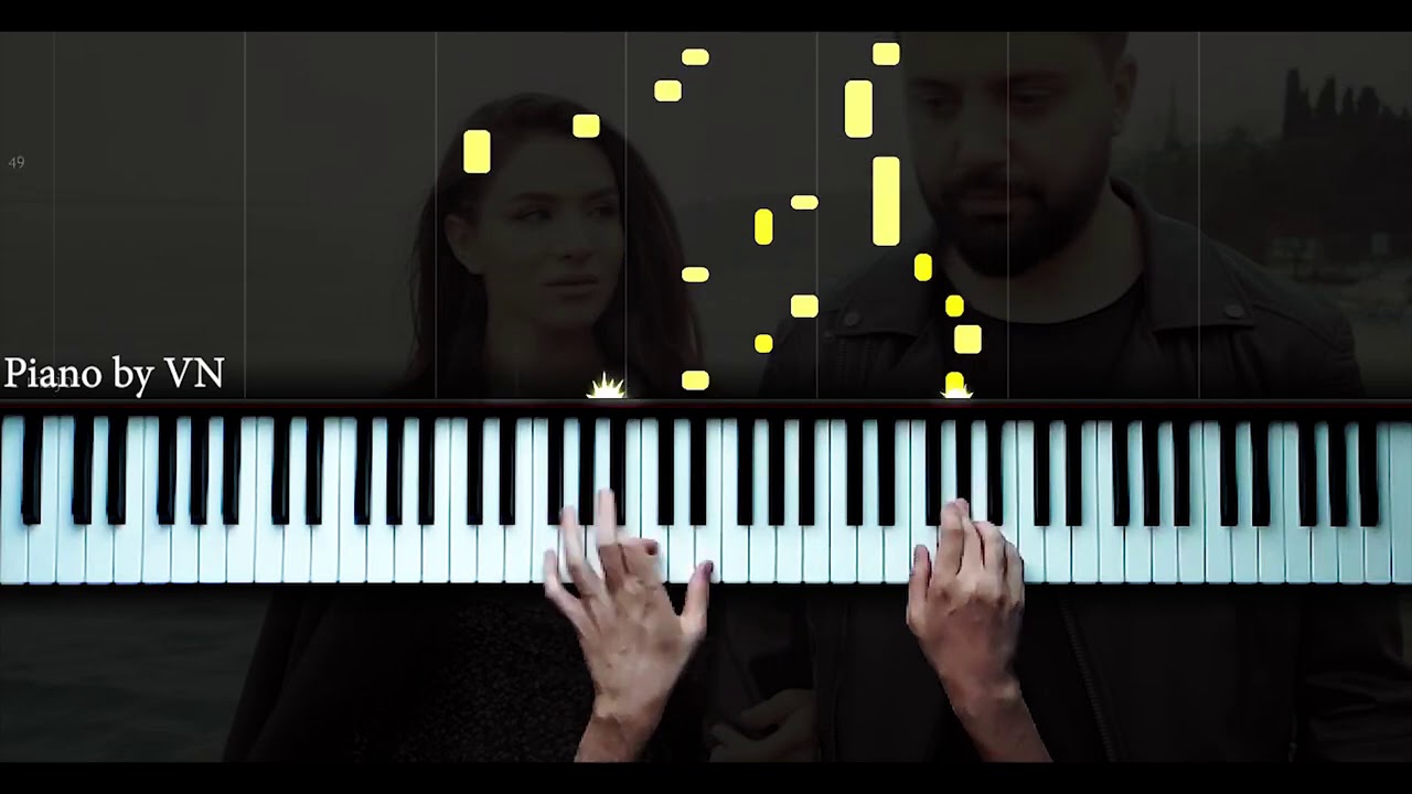 Feride Hilal Akın & Hakan Tun&ccedil;bilek - Gizli Aşk - Piano by VN