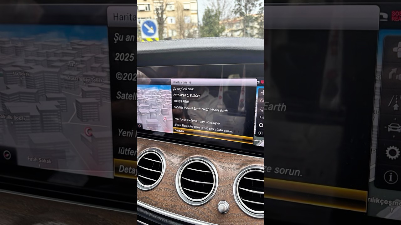 Mercedes E Serisi Navigasyon Haritası Y&uuml;kleme | #mercedes #shorts #shortvideo #ytshorts