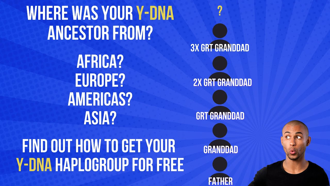 Get your yDNA haplogroup for free! (if you've taken a DNA test on Ancestry.com or MyHeritage.com)