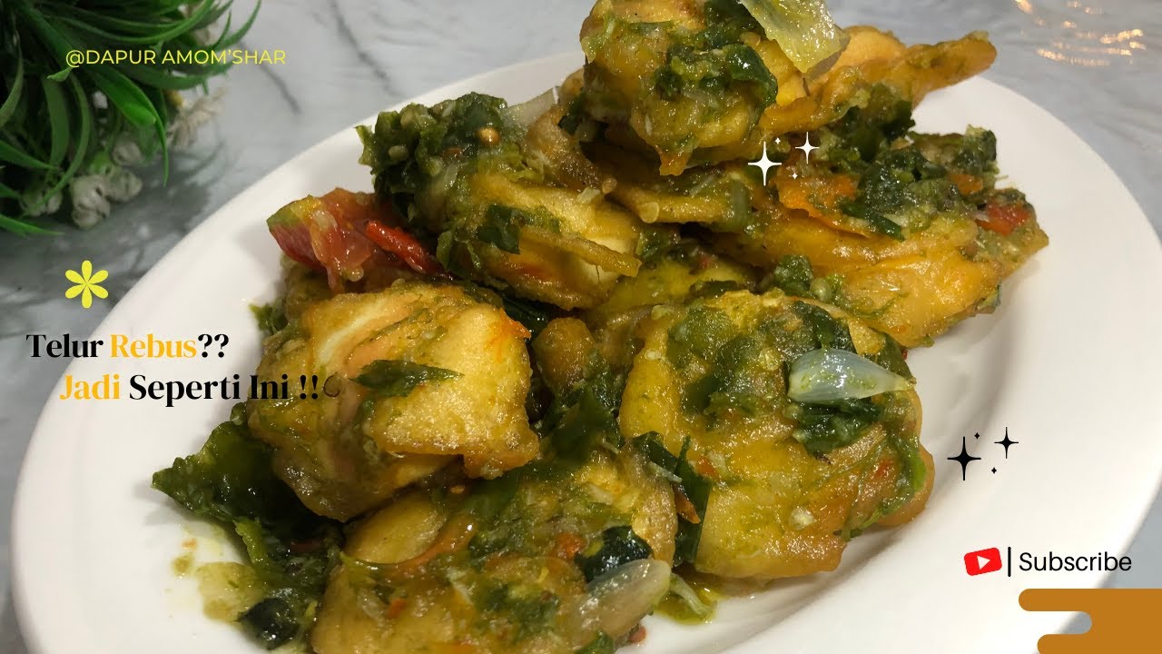 Punya TELUR di Rumah?🥚 MASAK BEGINI SAJA! OLAHAN Telur Rebus + Tepung Terigu & Serbaguna + Cabai Ijo
