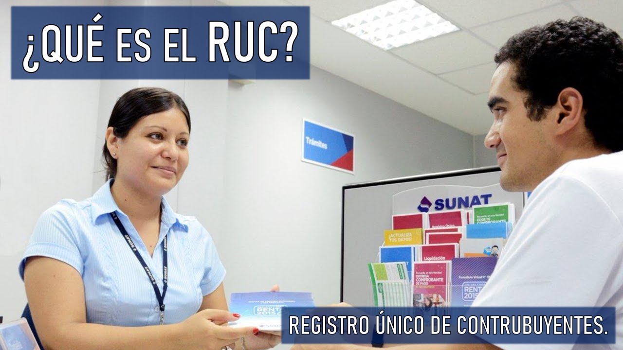 &iquest;Qu&eacute; es el RUC? (Registro &Uacute;nico de Contribuyentes) - Explicaci&oacute;n.