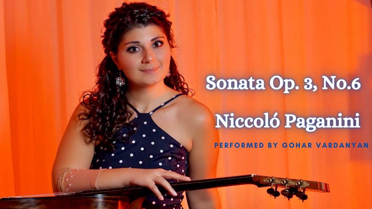 Sonata in e-minor, Op. 3. No 6 by Niccoló Paganini