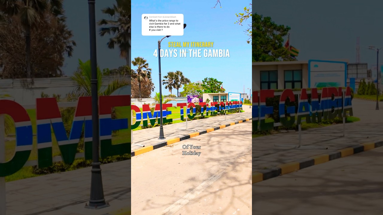 Чем заняться в Гамбии 🇬🇲. 4-дневный маршрут по Гамбии #gambia #travelcreator #travelvlog #africa