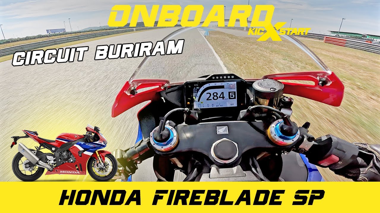 Onboard lap Honda Fireblade SP | Chang International Circuit Thailand