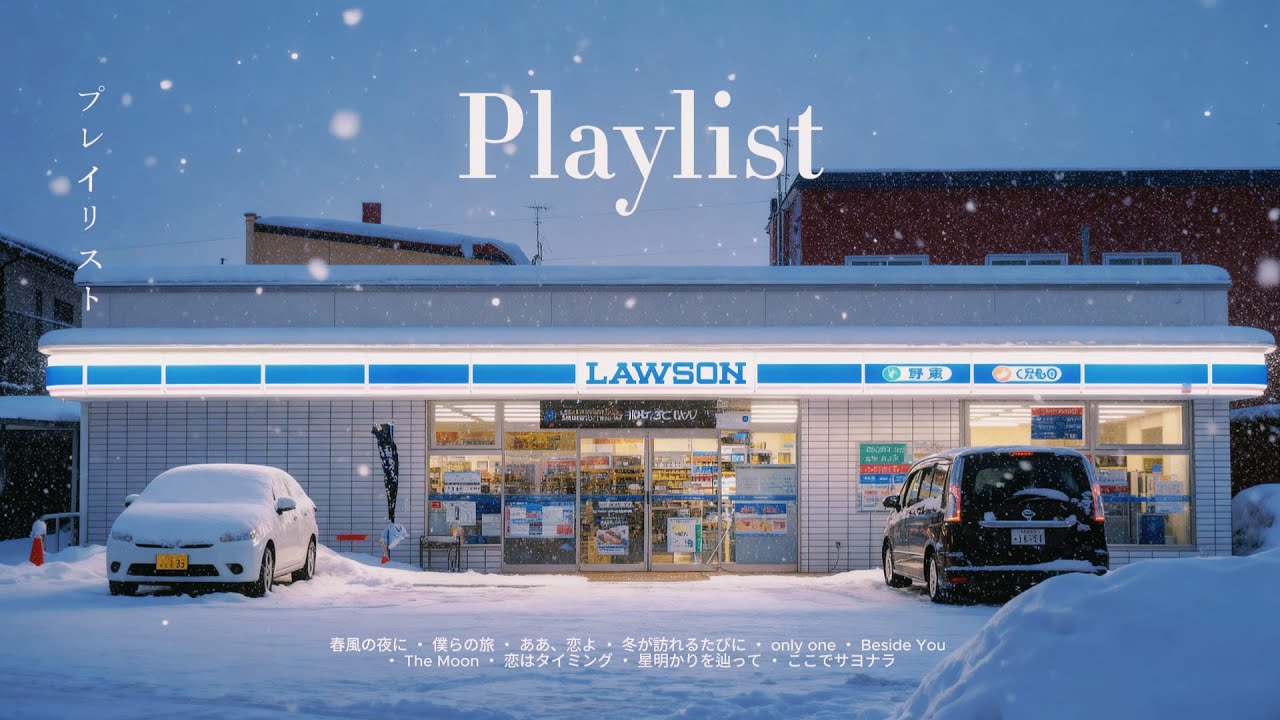 𝐏𝐥𝐚𝐲𝐥𝐢𝐬𝐭 마음이 포근해지는 일본 감성 시티팝 ❄️🤍 jpop · city pop · jazz