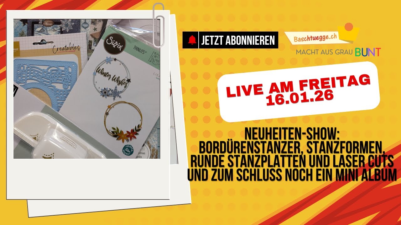 Neuheiten-Check: Sizzix Cutting Pads, Wavy Punch & Winter-Zauber + P13 Mini Album Inspiration!