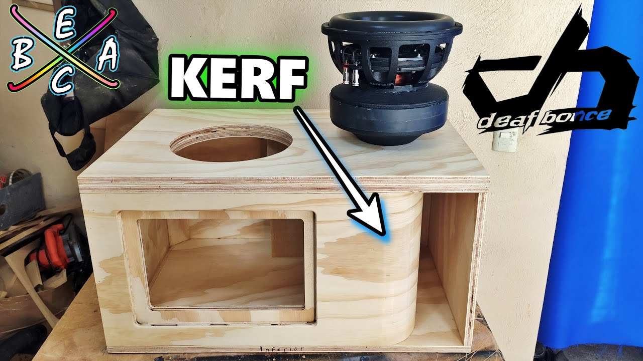 Fabricando Cajón KERF para Subwoofer Ruso Deaf Bonce DB412D1-Parte 1 | EBAC