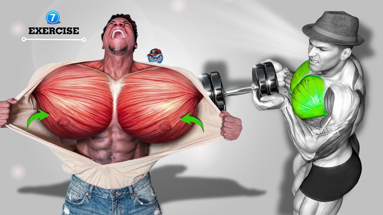 7 упражнений с гантелями для увеличения грудных мышц