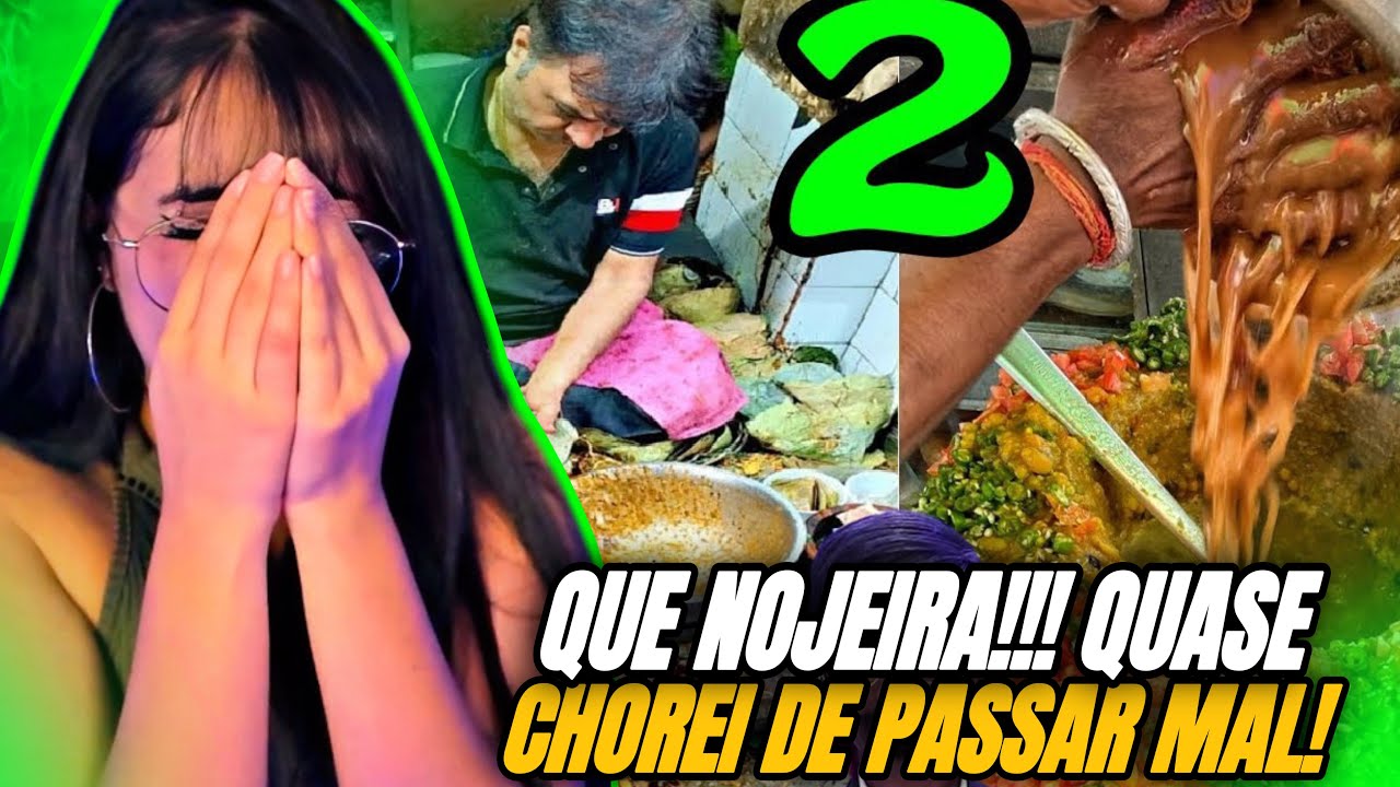 REACT 🔴 As Comidas de Rua mais Nojentas da India PARTE 2. + Nojento ainda! | THAY REACT