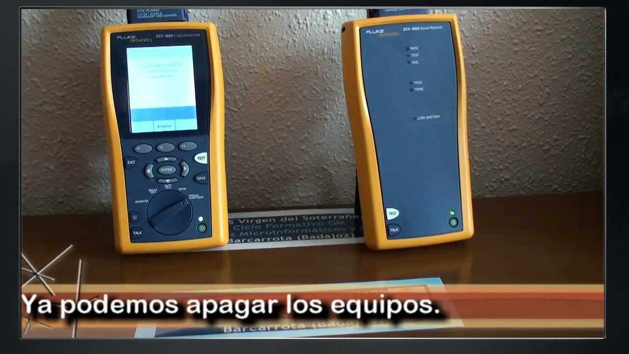 Analizador DTX-1800 Asignación de referencias