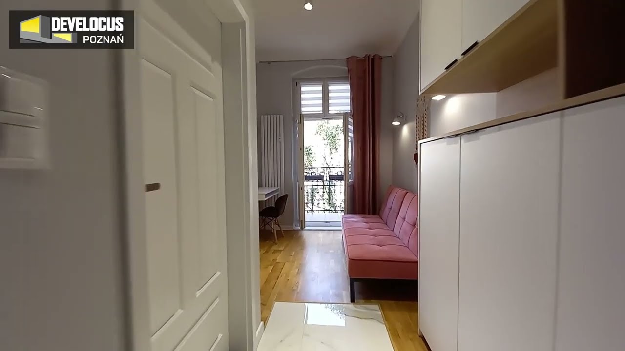 Nowoczesna kawalerka z balkonem i oddzielną sypialnią!