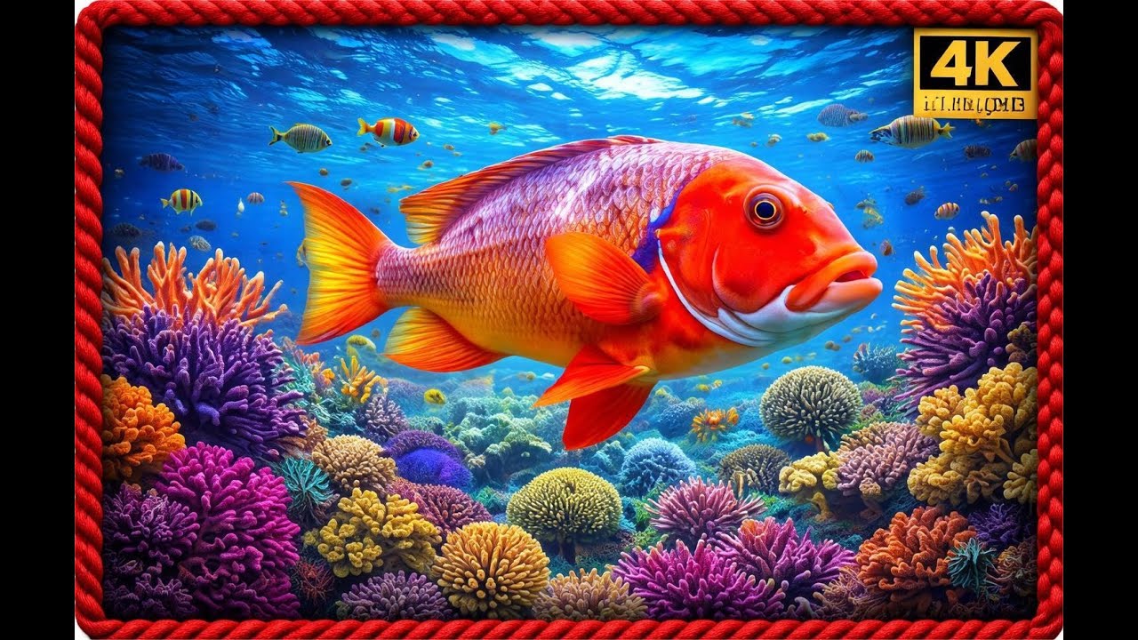 4K Aquarium Relaxation – Tropical Fish
