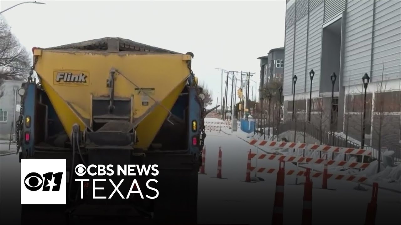 Why highways are clear but neighborhood streets remain icy in Fort Worth
