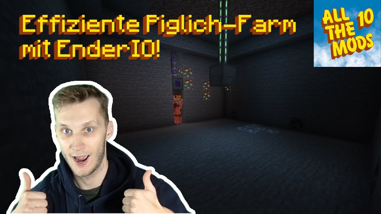 Die ultimative Piglich-Mobfarm mit EnderIO! 🐷⚡ | Minecraft All The Mods 10 (ATM10)