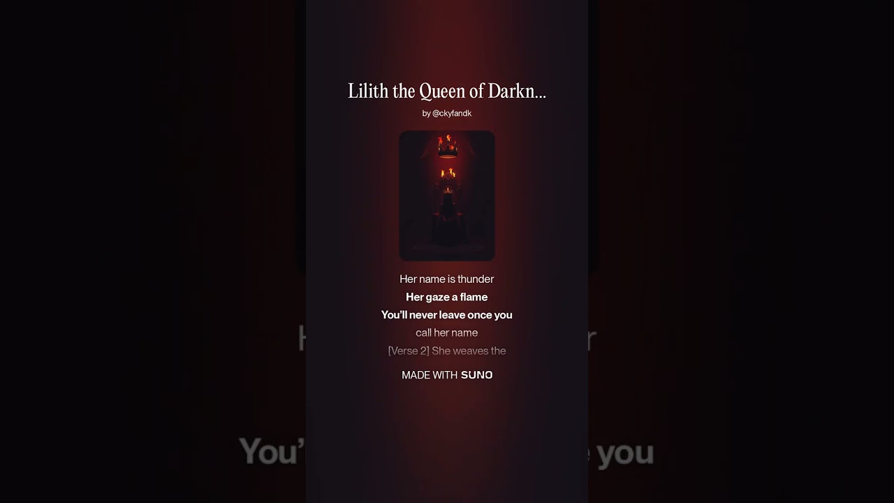 Lilith the Queen of Darkness