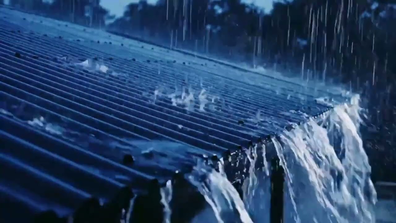 Midnight Downpour ASMR, Heavy Rain Drumming on Tin Roof, A Poetic Lullaby for Sleepless Minds 117