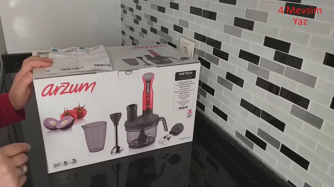 A101  Arzum AR 1062 Multi Blender Seti 1000w Kutu Açılımı
