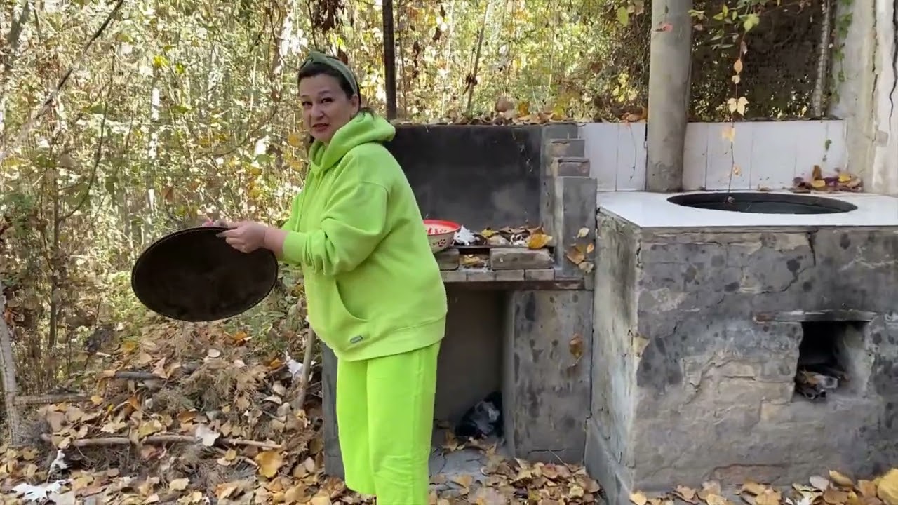 Узбекистан! В гостях на даче в Намангане. Жарим мясо с картошкой, готовим вкуснейший плов, отдыхаем